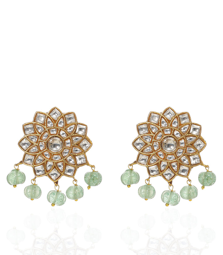 VANI GREEN KUNDAN CHOKER SET