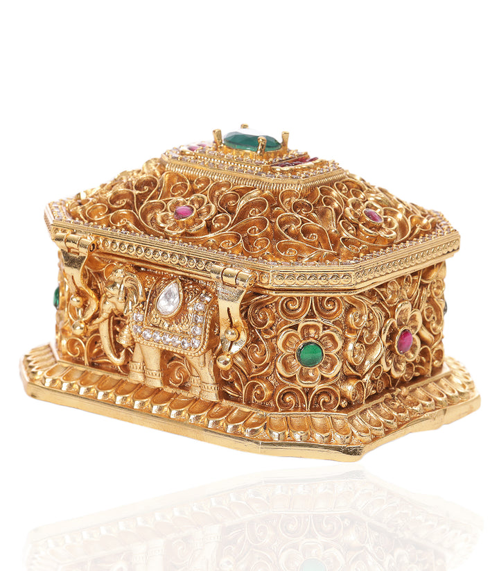 ALKA GOLD PLATED ORNATE BOX