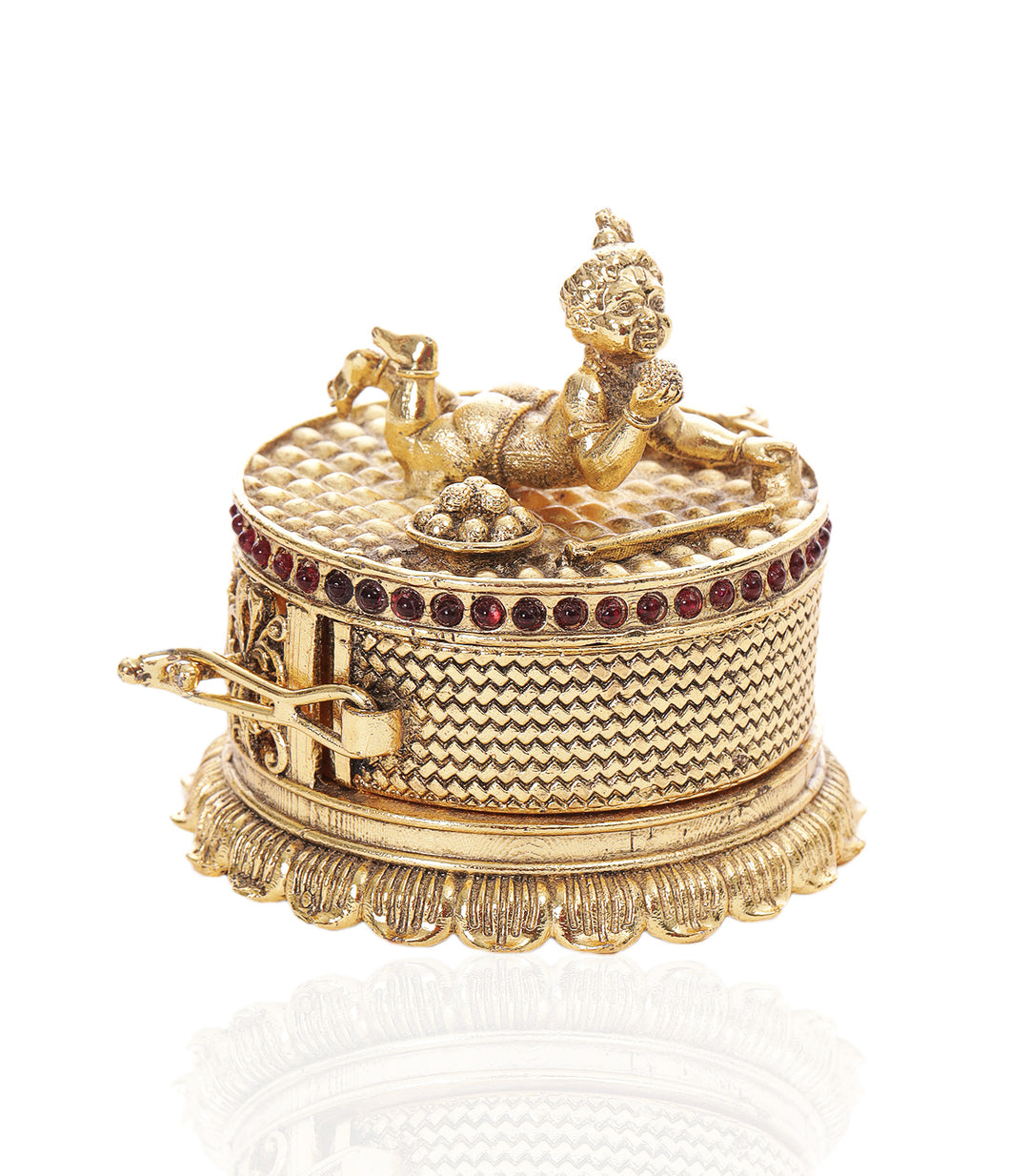 KRISHNA GOLD PLATED ORNATE BOX
