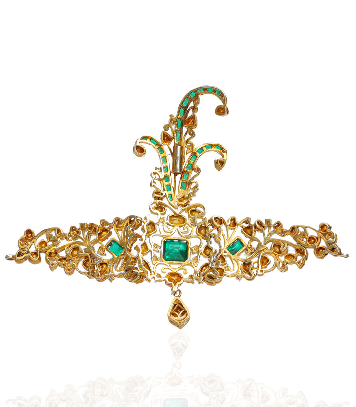 MITALI GREEN MOISSANITE KALGI