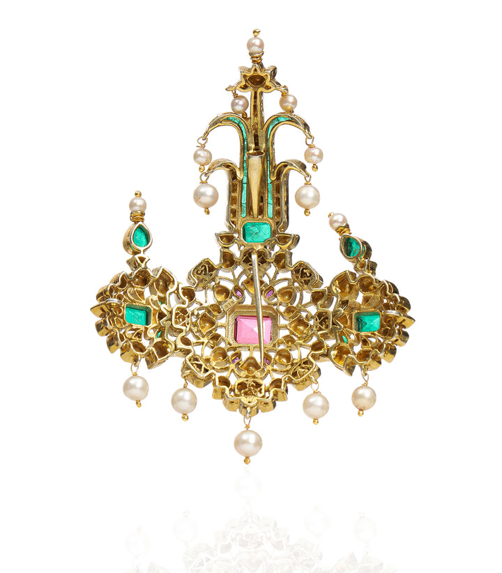 PARNEET GREEN MOISSANITE KALGI