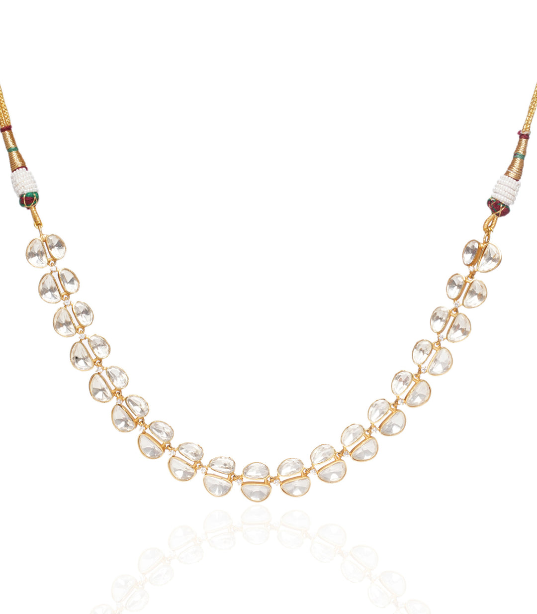Karalika Moissanite Single Line Necklace Set