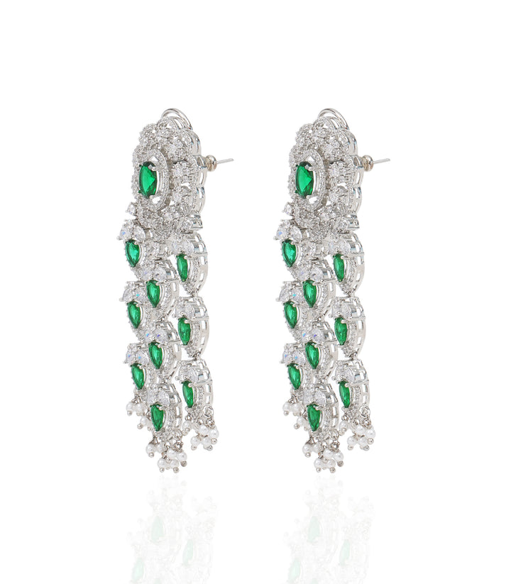 DAISY GREEN ZIRCON NECKLACE SET
