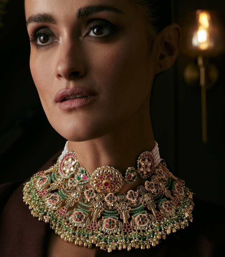 AASHIMA RED KUNDAN CHOKER