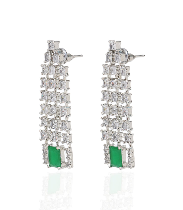 ELIANA GREEN ZIRCON NECKLACE SET