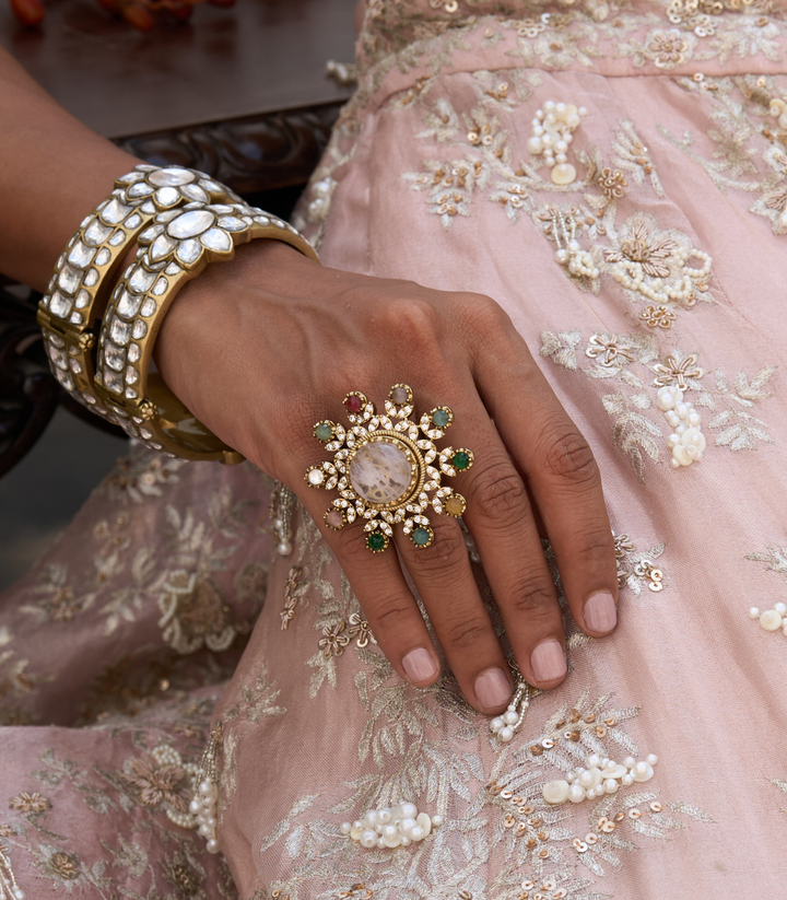 PARNIKA NAVRATAN POLKI RING