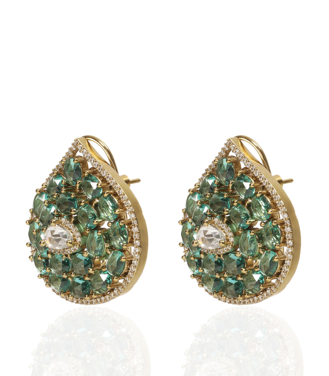 HARITA GREEN ZIRCON NECKLACE SET
