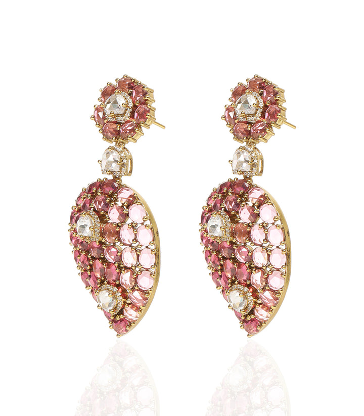 MISHKA PINK ZIRCON NECKLACE SET