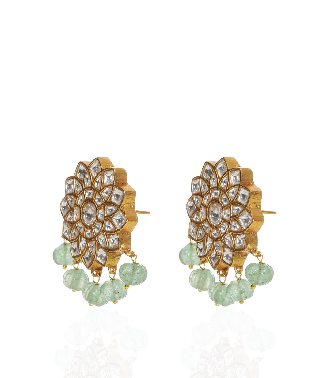 VANI GREEN KUNDAN CHOKER SET