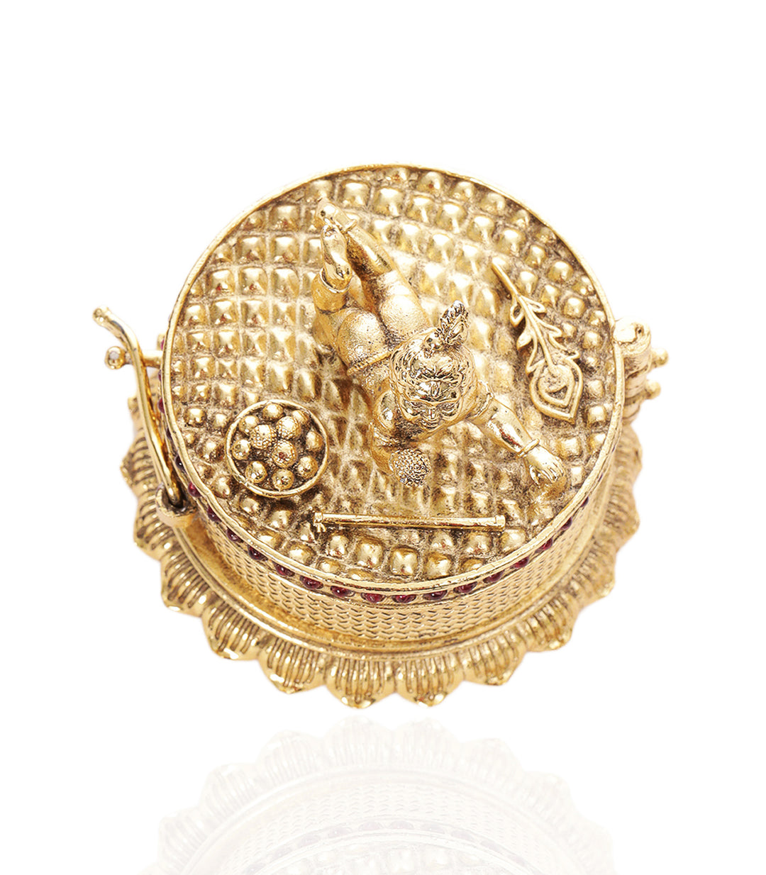 KRISHNA GOLD PLATED ORNATE BOX