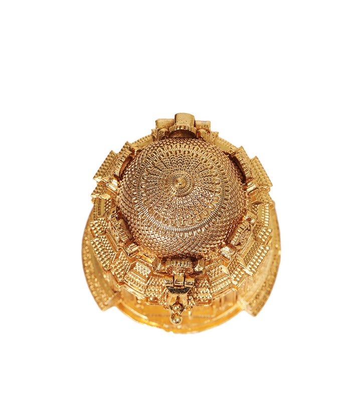 GOLD PLATED MAHALAKSHIMI ORNATE BOX