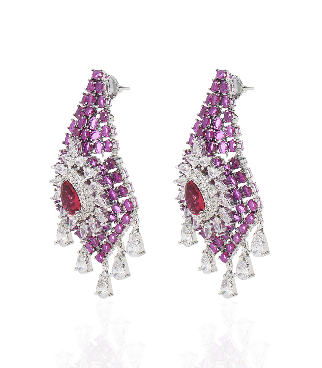 ZOE PURPLE ZIRCON NECKLACE SET