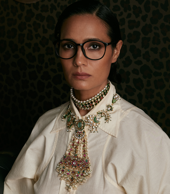 MAIYA GREEN KUNDAN CHOKER