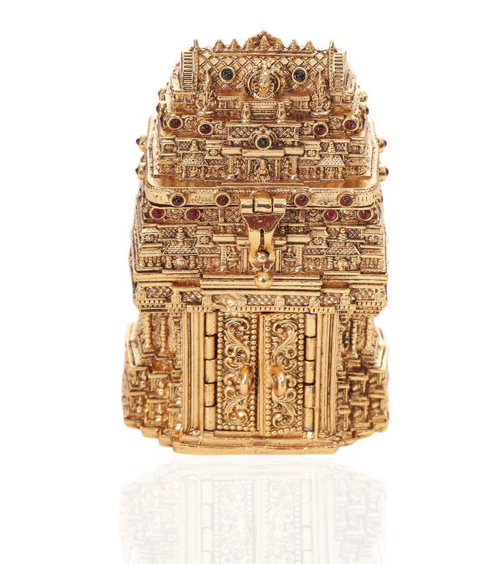 GANESHA GOLD PALTED  ORNATE BOX