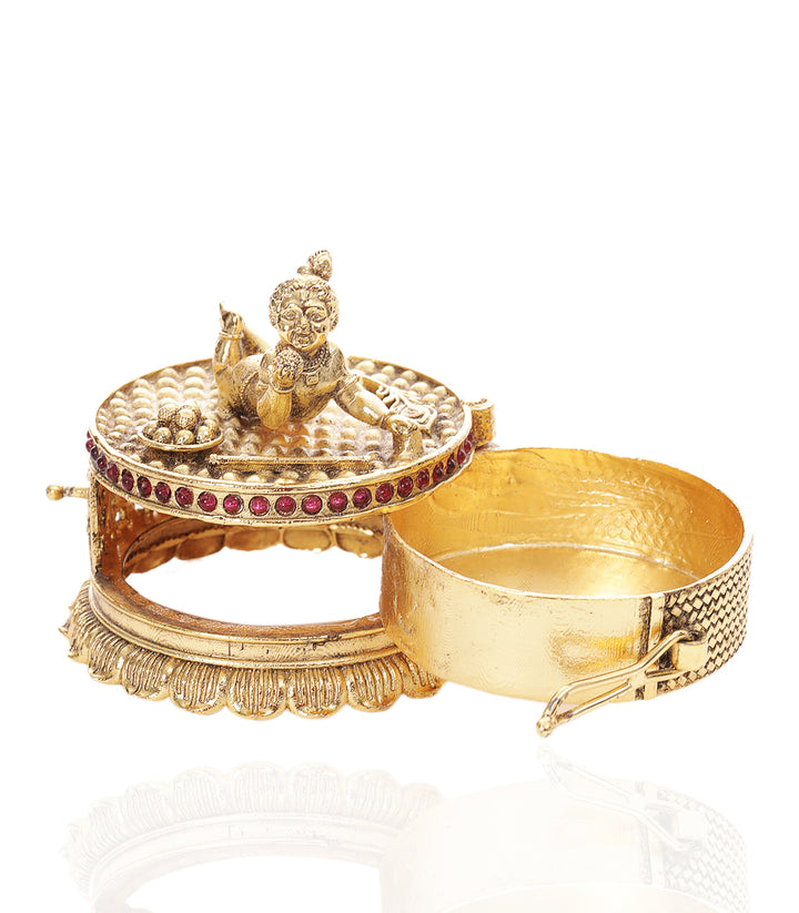 KRISHNA GOLD PLATED ORNATE BOX