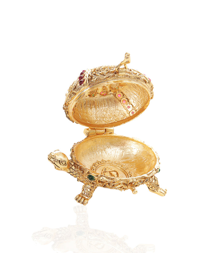 KAMATH RED & GREEN GOLDPLATED ORNATE BOX