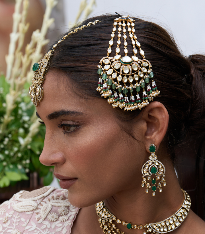 GITANJALI GREEN POLKI PASSA