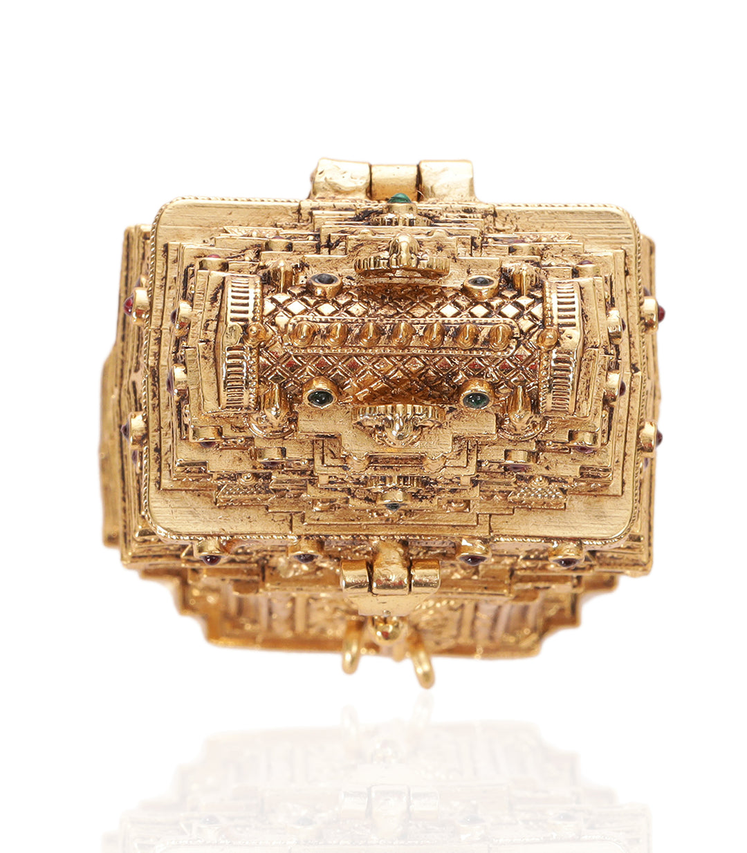 GANESHA GOLD PALTED  ORNATE BOX
