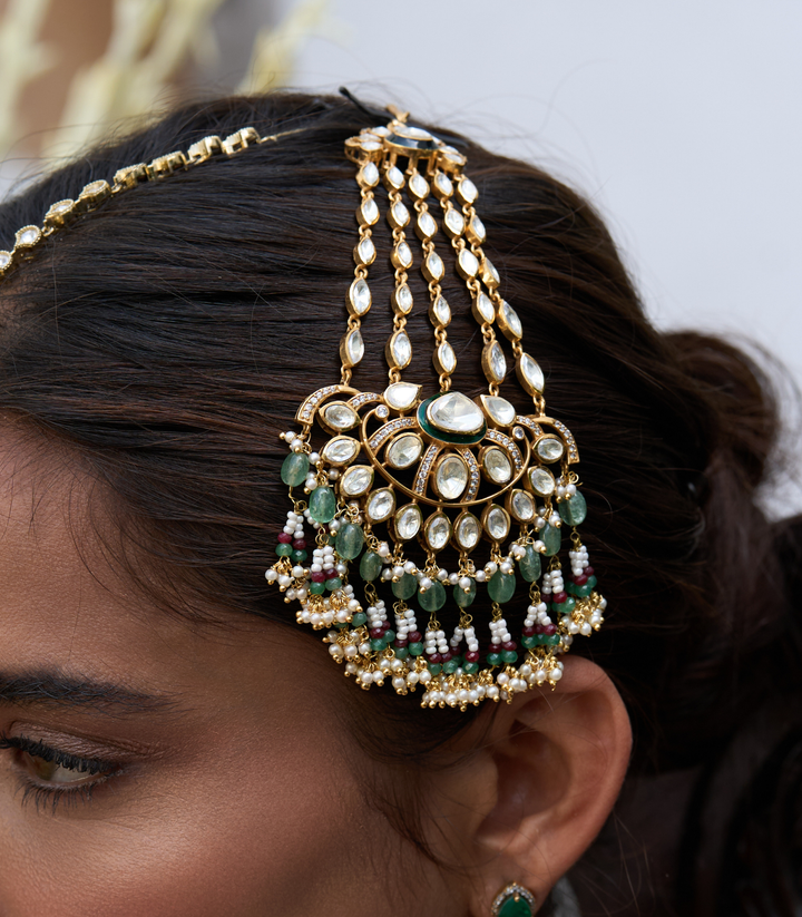 GITANJALI GREEN POLKI PASSA