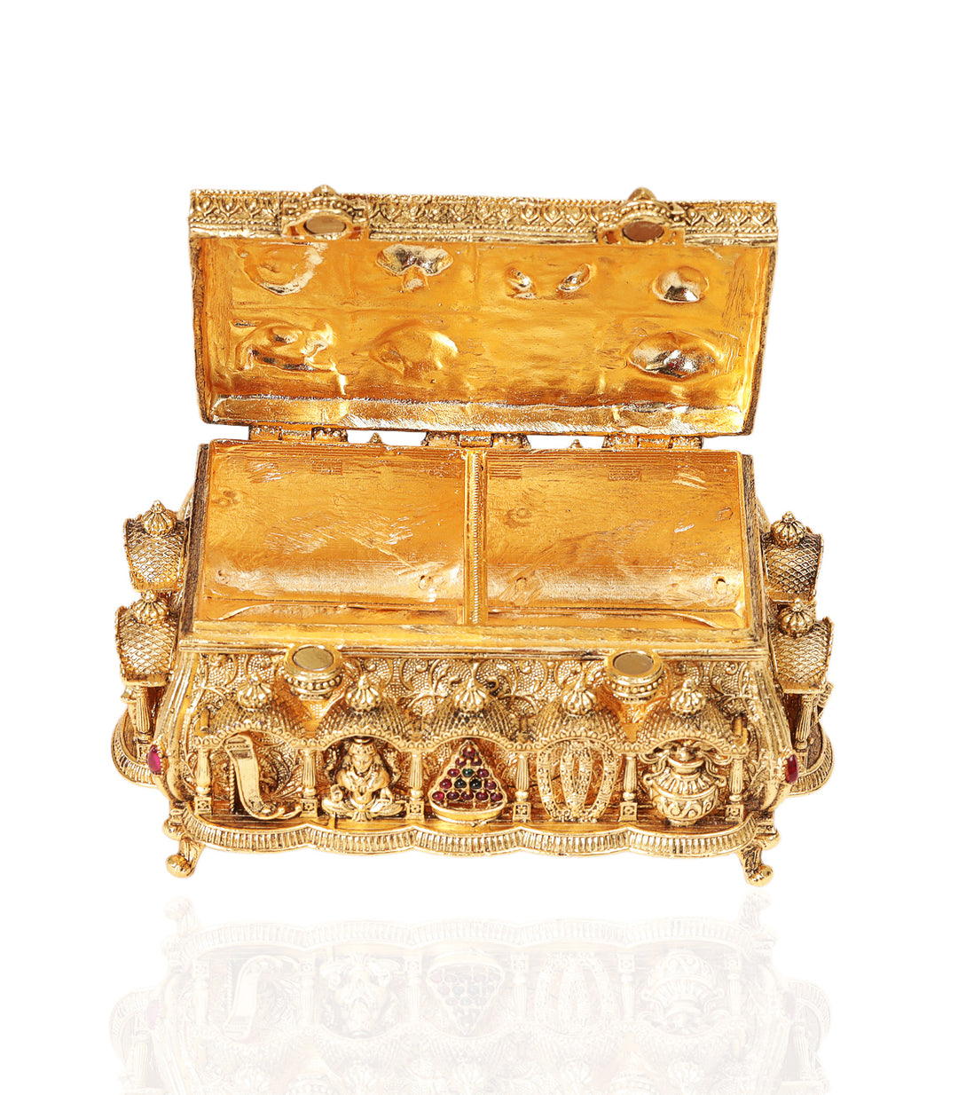 VEDANATHA GOLD PLATED ORNATE BOX