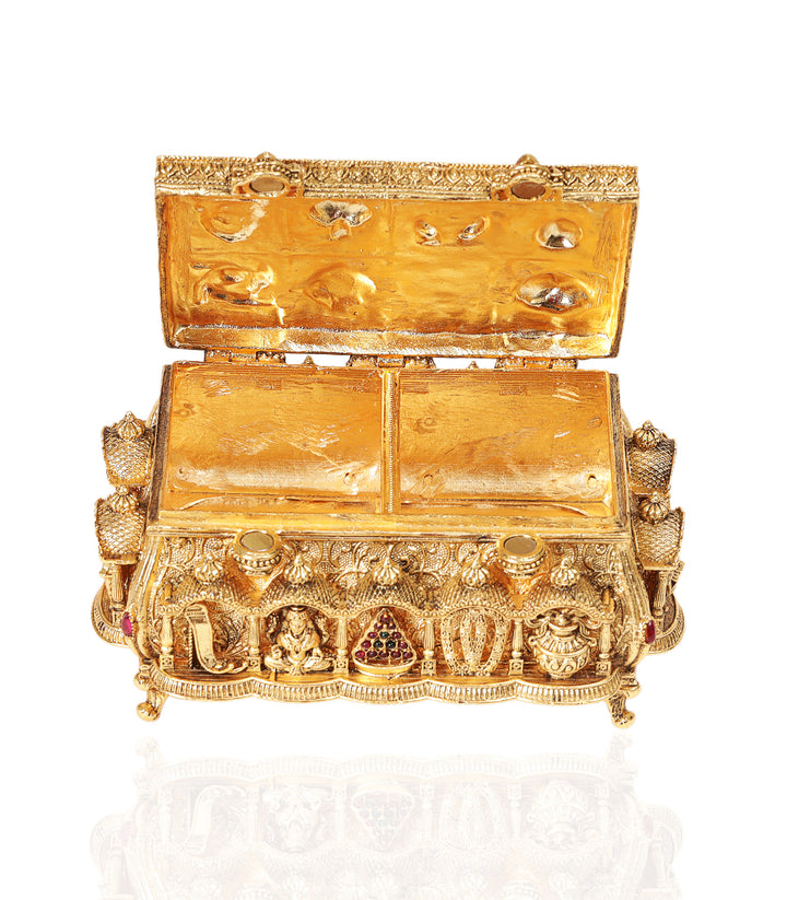 VEDANATHA GOLD PLATED ORNATE BOX