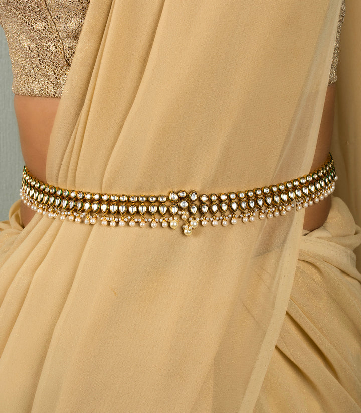 TANISHREE KUNDAN BELT WITH PEARL