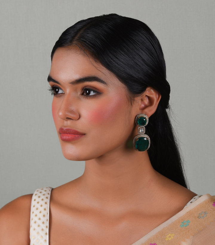 TANISHREE GREEN EARRING