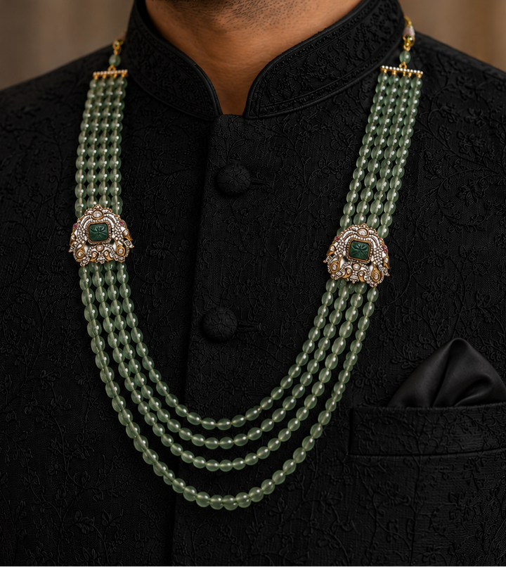 GOURI GREEN GROOM NECKLACE