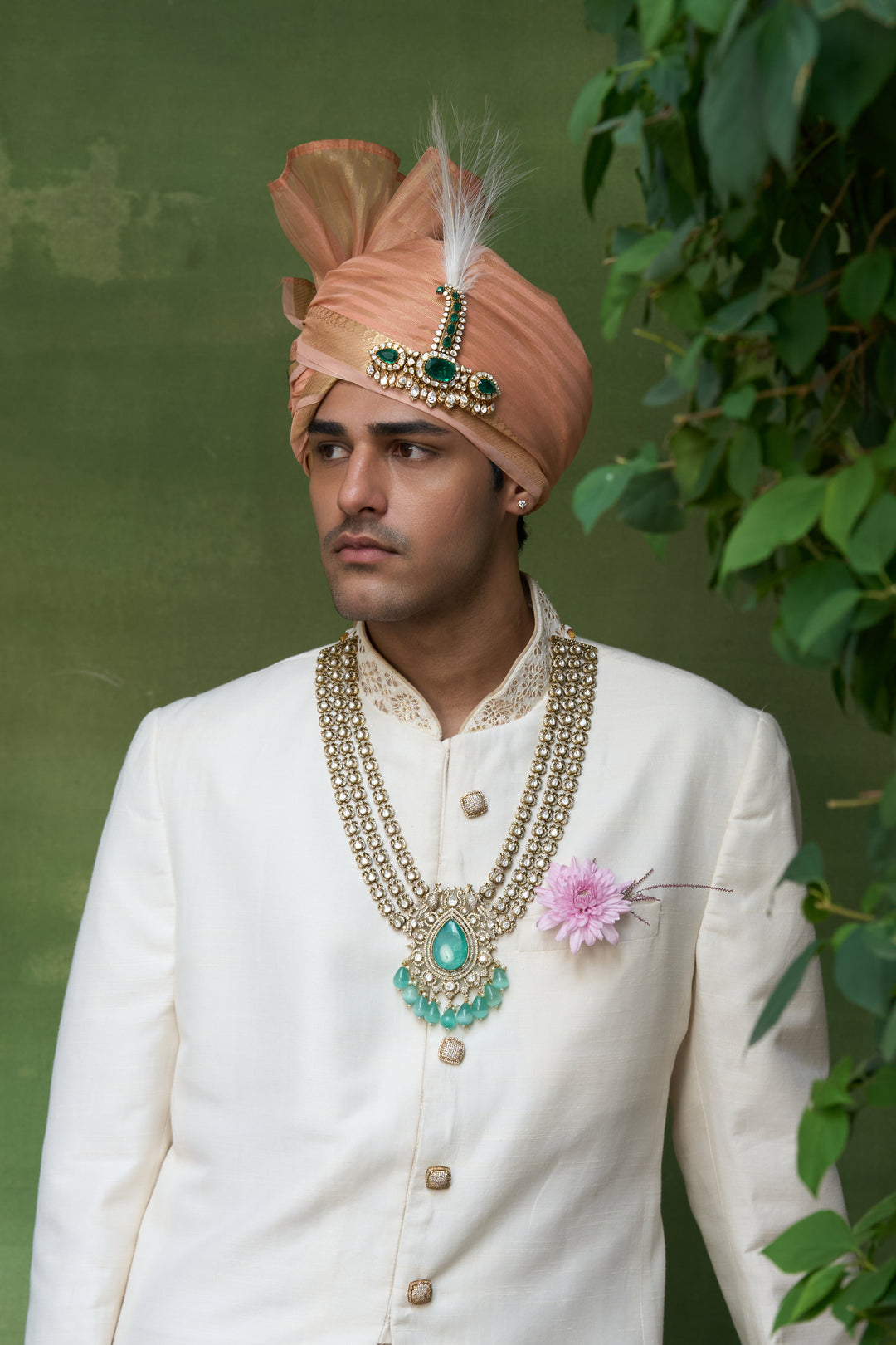 NIRVAAN GOLD PLATED BUTTON