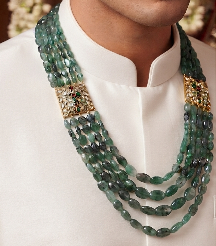 MANSI GOLD PLATED GROOM NECKLACE