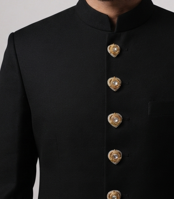 AMANI GOLD PLATED  POLKI BUTTON