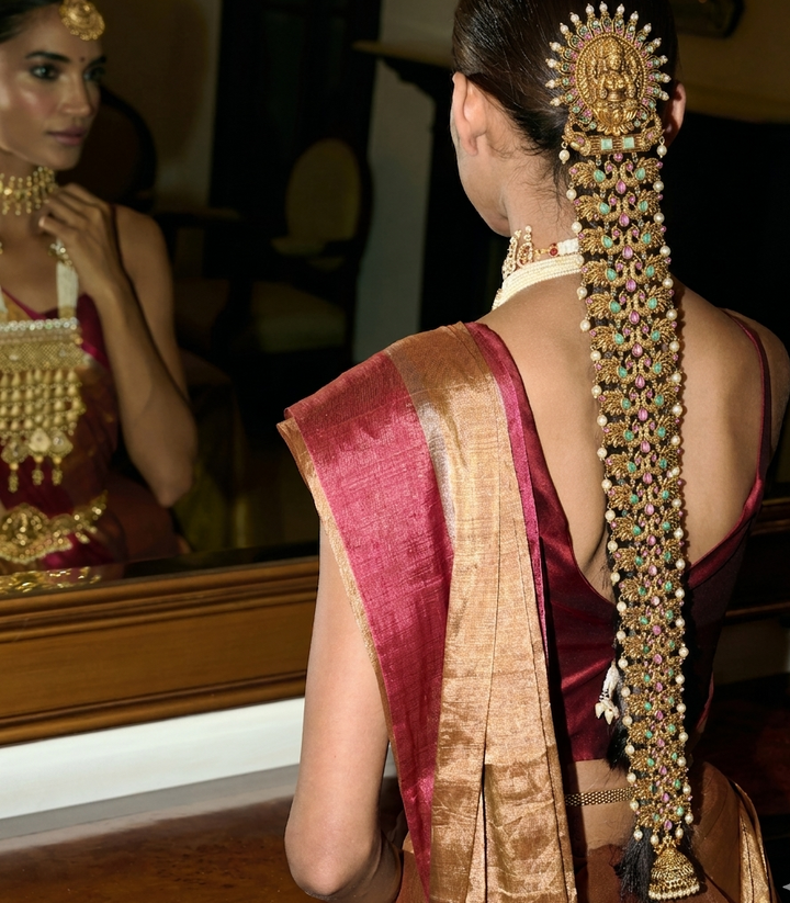 MISHIKA GOLD PLATED CHOTI