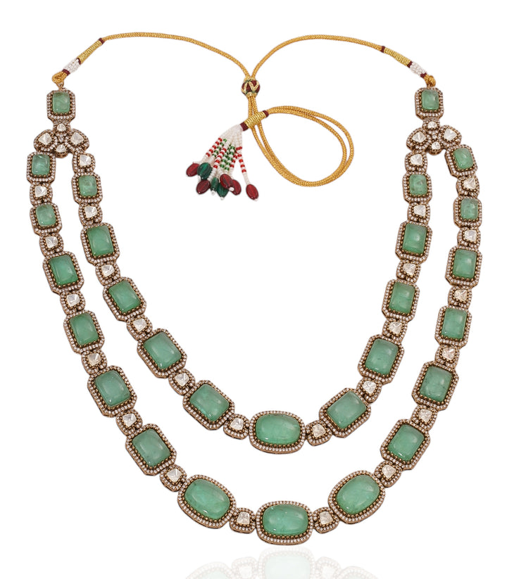 RADHA MINT KUNDAN NECKLACES