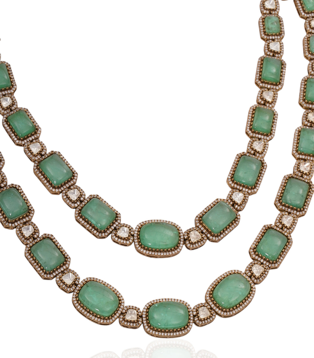 RADHA MINT KUNDAN NECKLACES