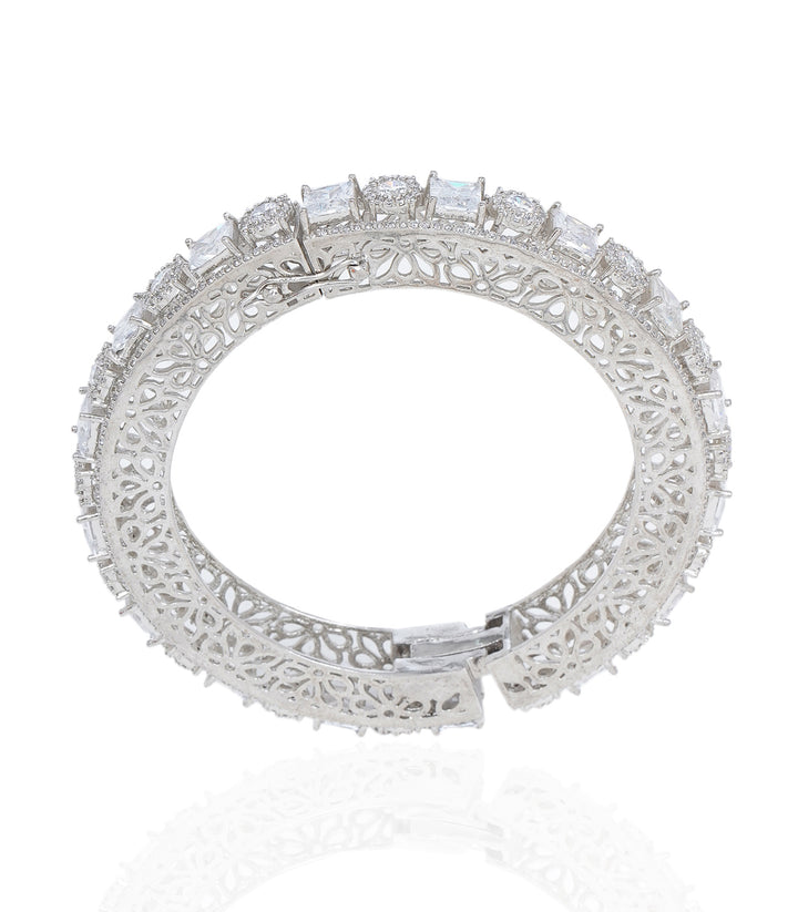MARLEY WHITE ZIRCON BANGLES
