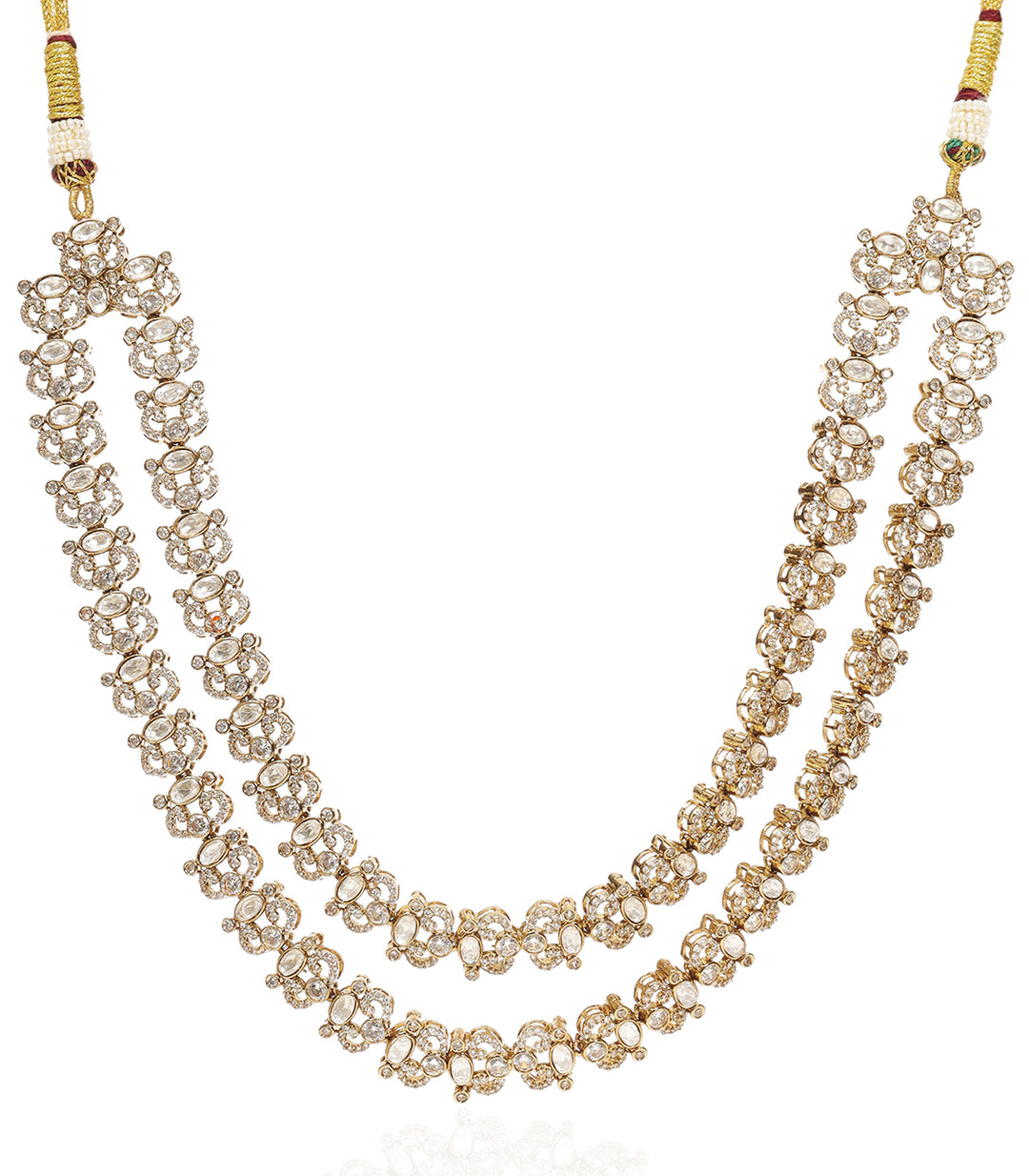 SNEH ANTIQUE FINISH POLKI NECKLACE