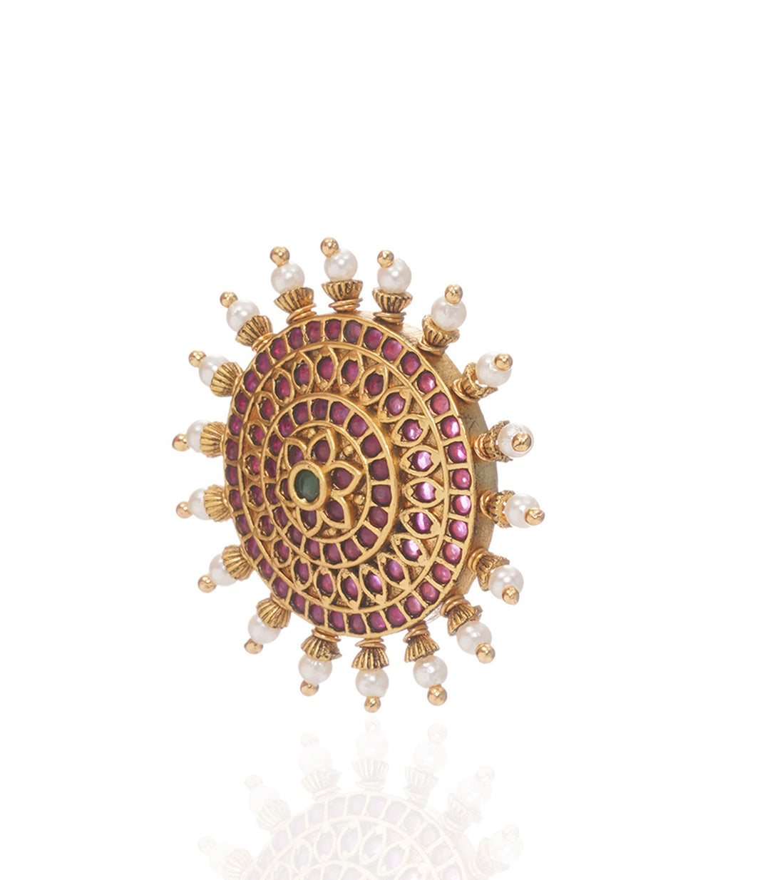 MANDALA KUNDAN HAIR CLIP