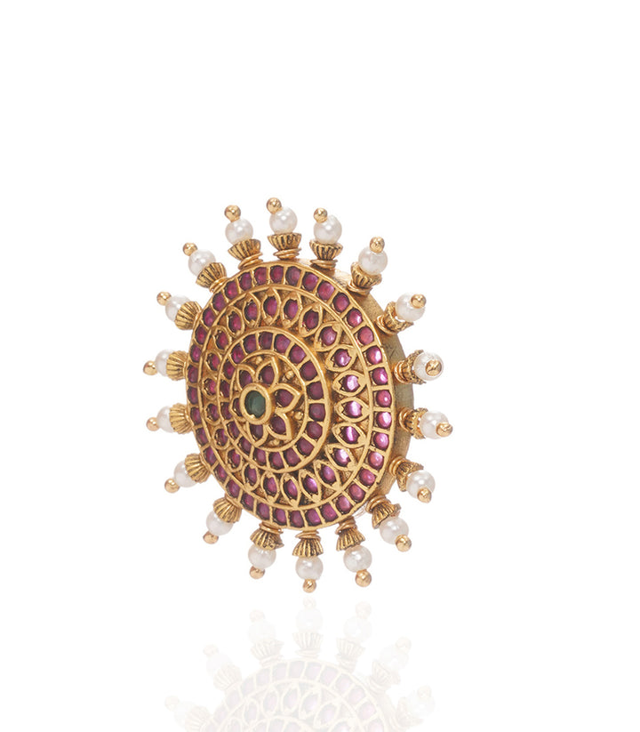 MANDALA KUNDAN HAIR CLIP