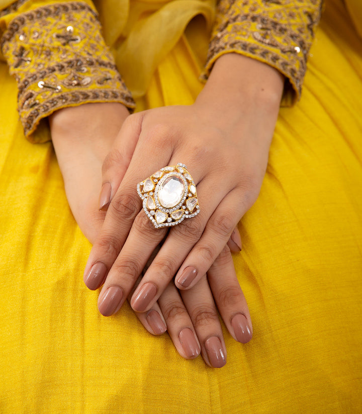 AADHISHREE MOISSANITE RING