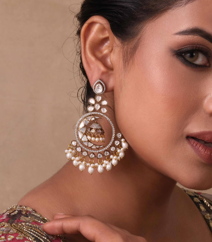 GAUTAMI MOTHER OF PEARLS EARRINGS