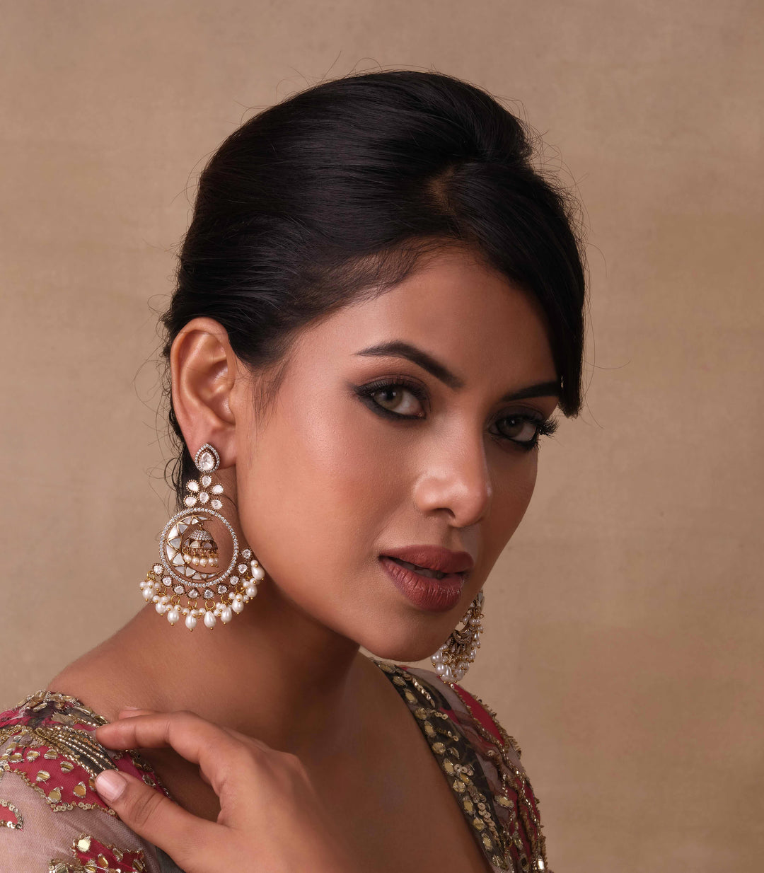 GAUTAMI MOTHER OF PEARLS EARRINGS