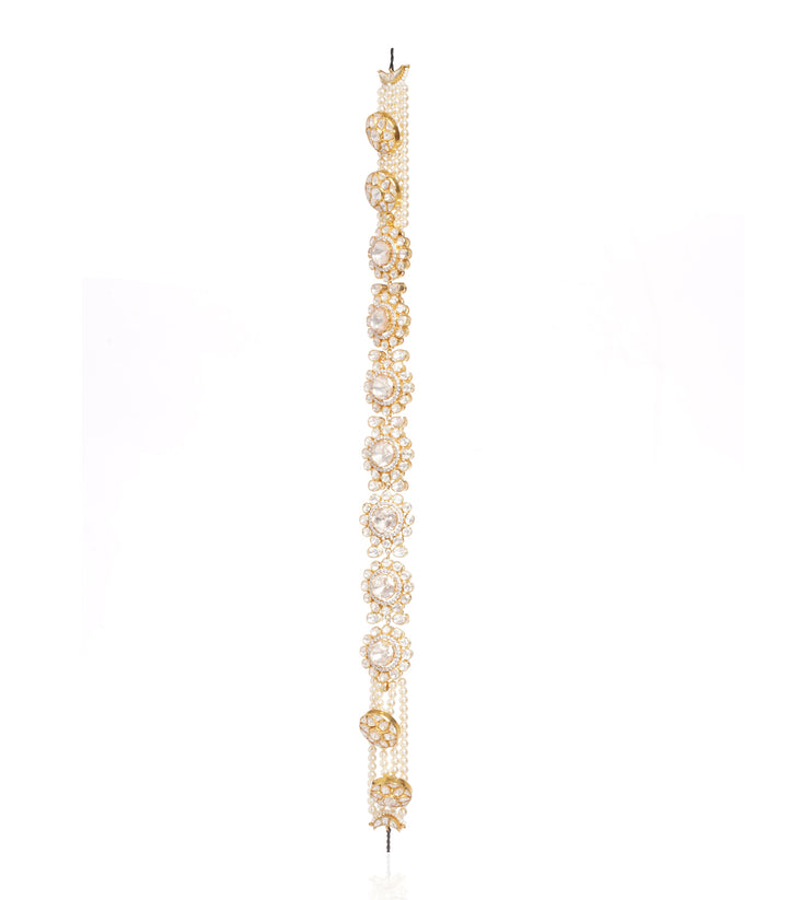 CHANDNI GOLD PLATED  MOISSANITE HAIRBAND