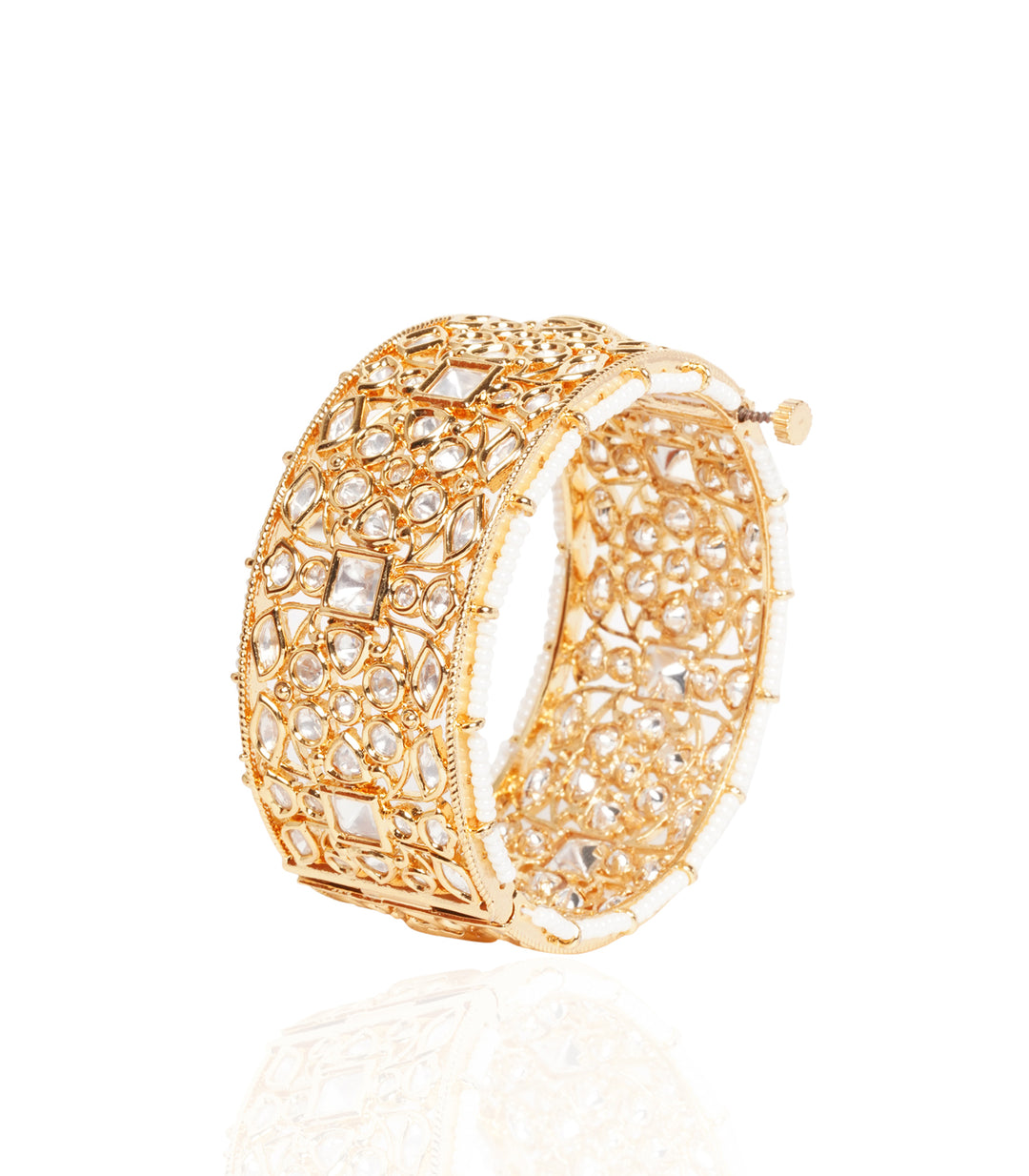 CHANDNI GOLD PLATED OPENABLE BANGLE